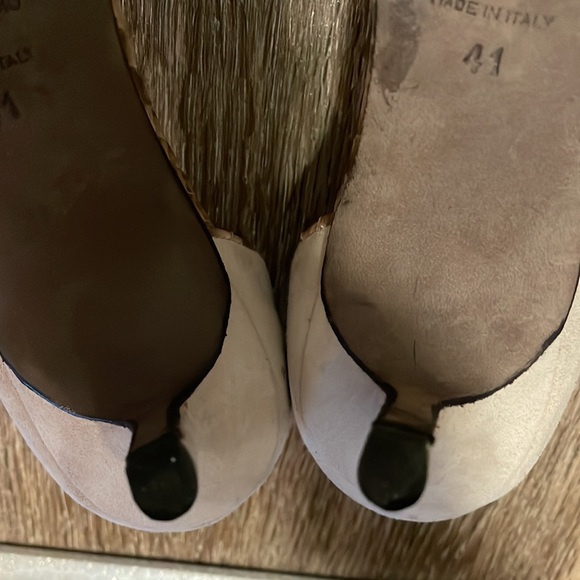 Anya Hindmarch kitten Heel Pumps/shoes size 41/11 made in Italy - Picture 8 of 11